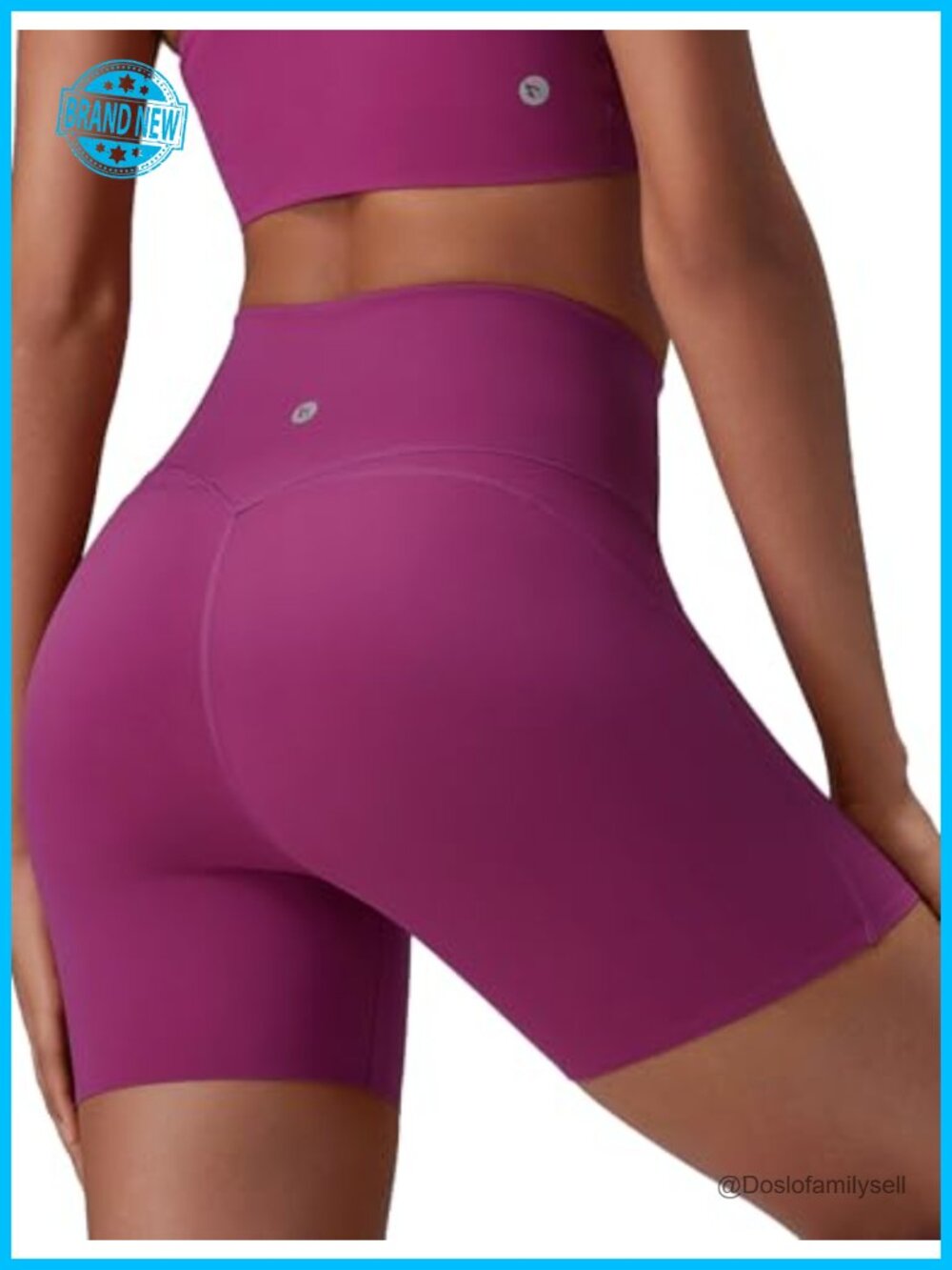High Waist Tummy Control Biker Shorts 5" Yoga Workout Compression